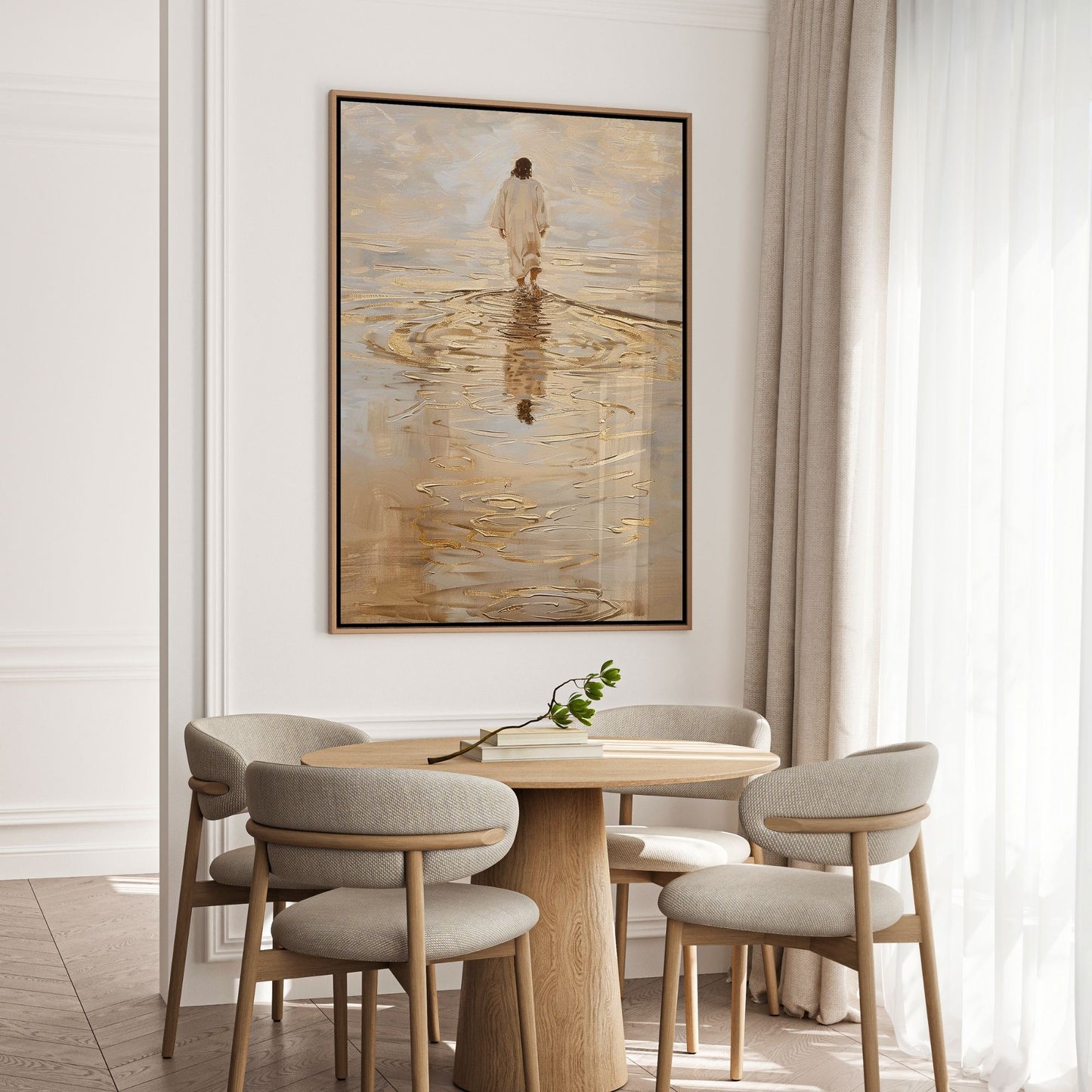 Jesus Walking on Water IV - Canvas