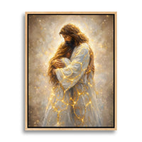 Jesus Hugging a Woman VI - Canvas