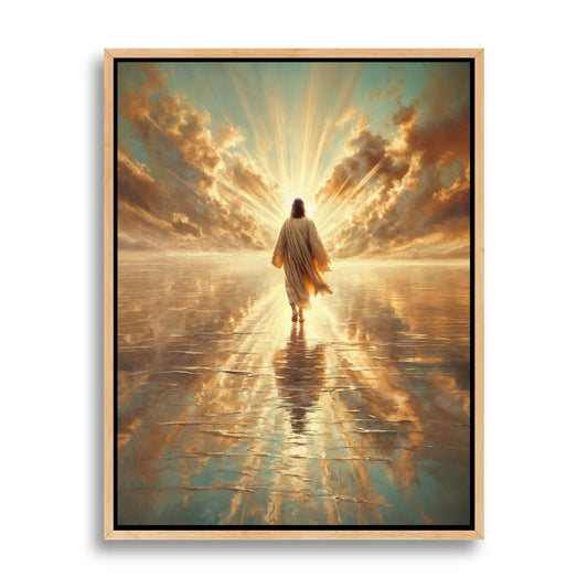 Jesus Walking on Water VII - Canvas