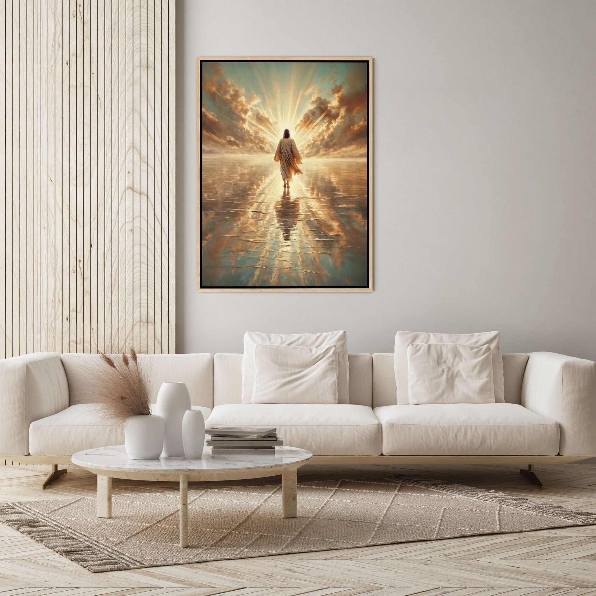 Jesus Walking on Water VII - Canvas