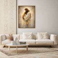 Jesus Hugging a Woman VI - Canvas