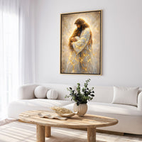 Jesus Hugging a Woman VI - Canvas