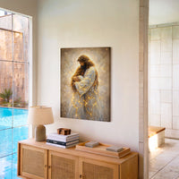 Jesus Hugging a Woman VI - Canvas