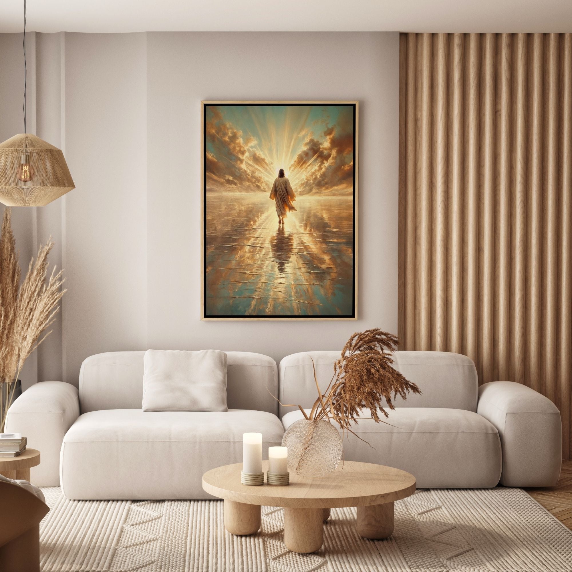 Jesus Walking on Water VII - Canvas