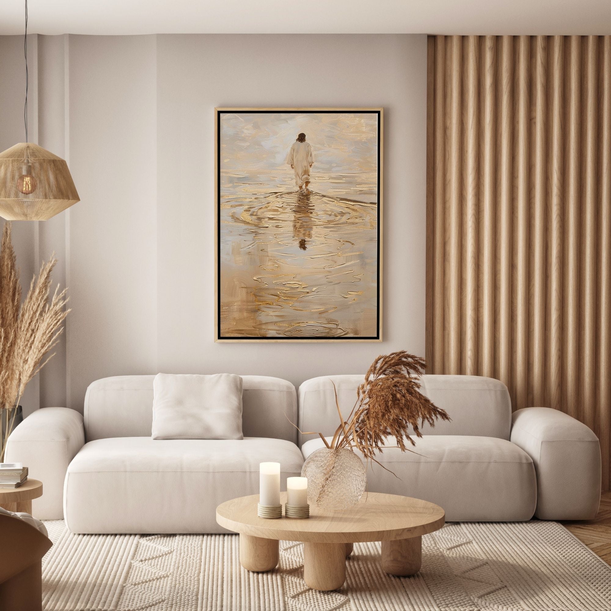 Jesus Walking on Water IV - Canvas
