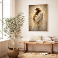Jesus Hugging a Woman VI - Canvas