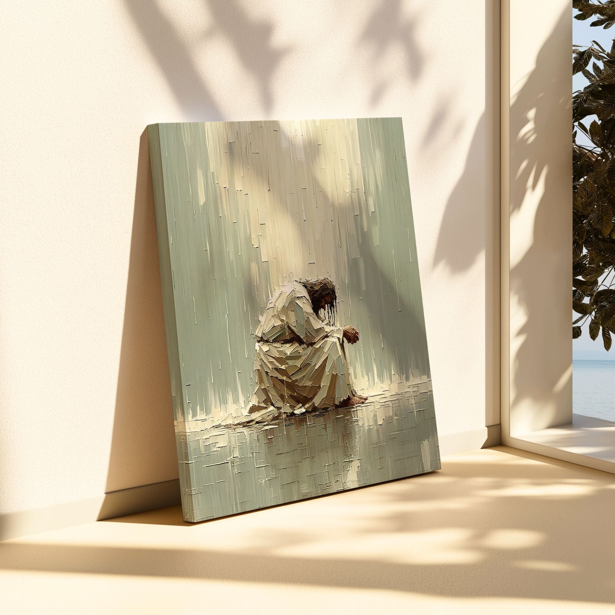 Even Jesus Wept - Canvas