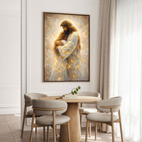Jesus Hugging a Woman VI - Canvas
