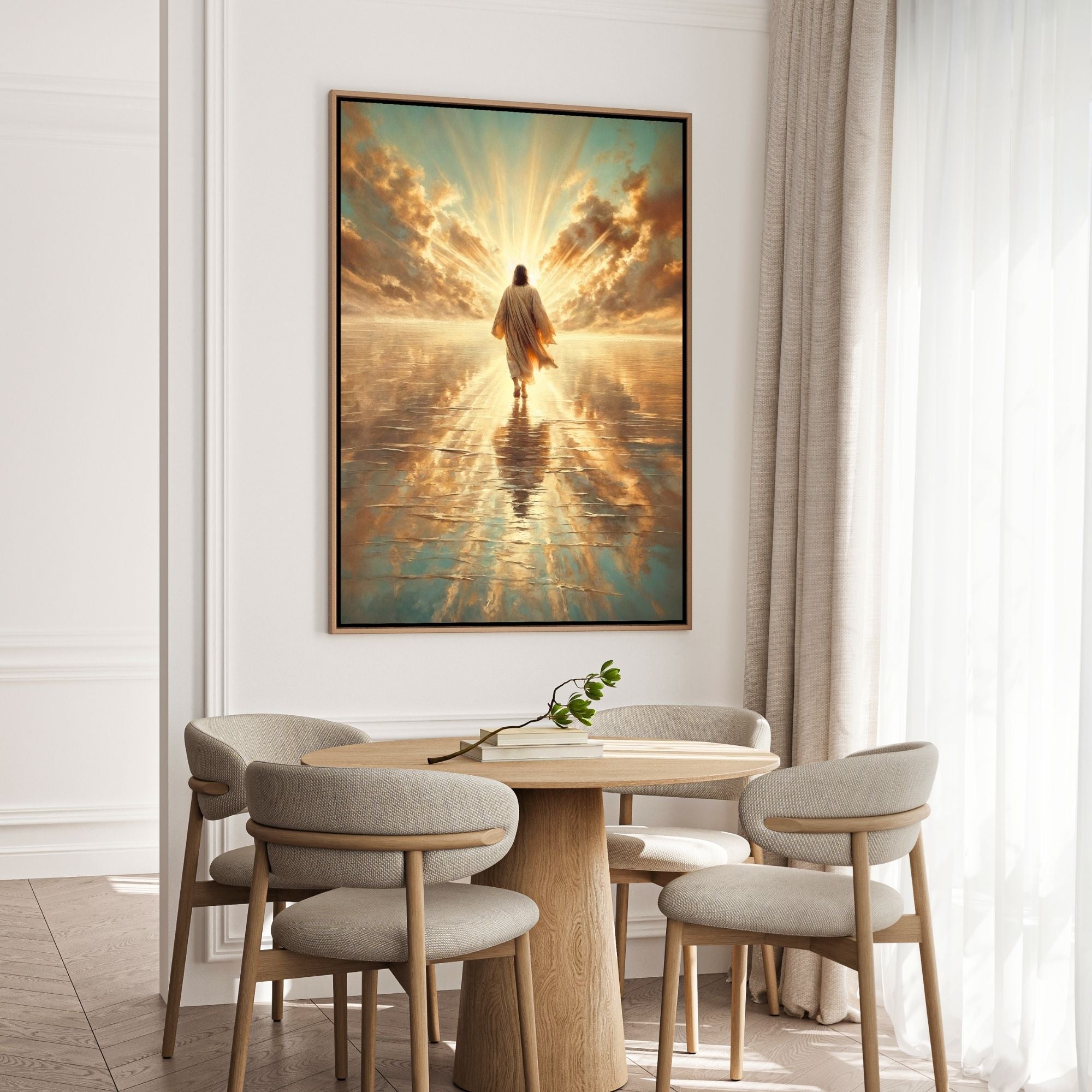 Jesus Walking on Water VII - Canvas