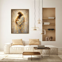 Jesus Hugging a Woman VI - Canvas