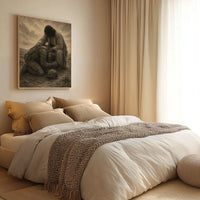 Jesus Praying Over Soldier - Canvas