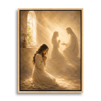 Jesus Prays With You III - Canvas