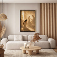 Jesus Prays With You III - Canvas
