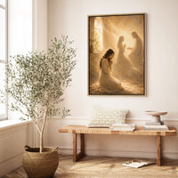 Jesus Prays With You III - Canvas