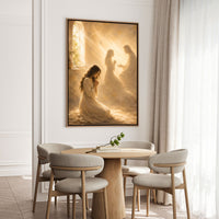 Jesus Prays With You III - Canvas
