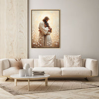 Jesus Hugging a Woman IV - Canvas