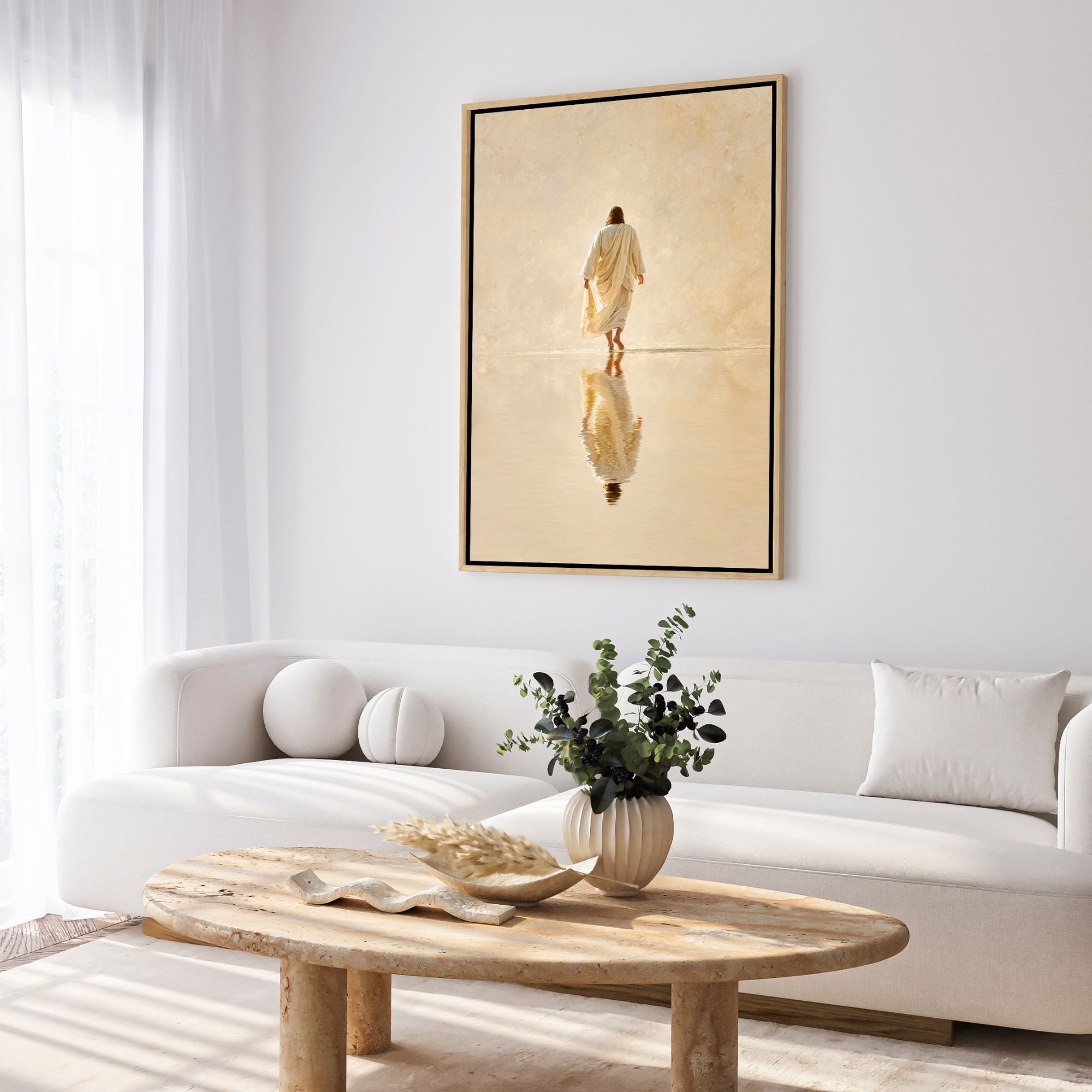 Jesus Walking on Water IX - Canvas