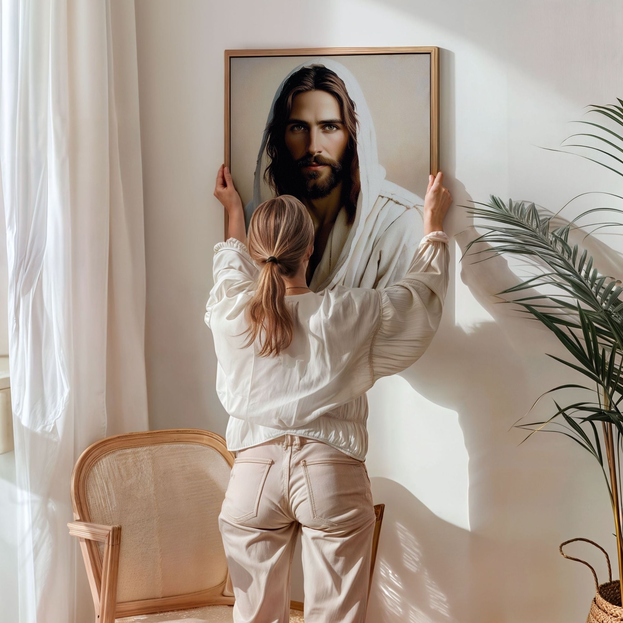 The Face of Jesus - Canvas