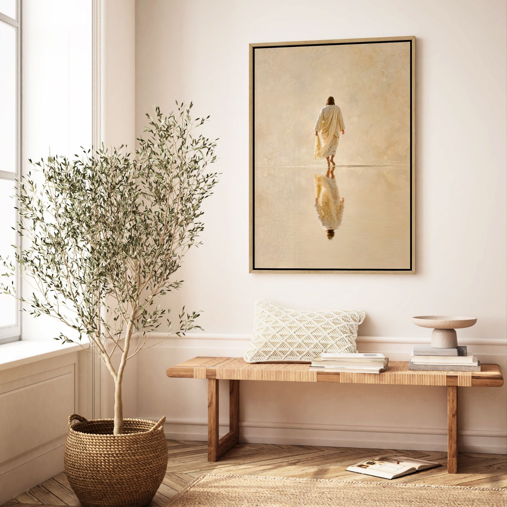Jesus Walking on Water IX - Canvas