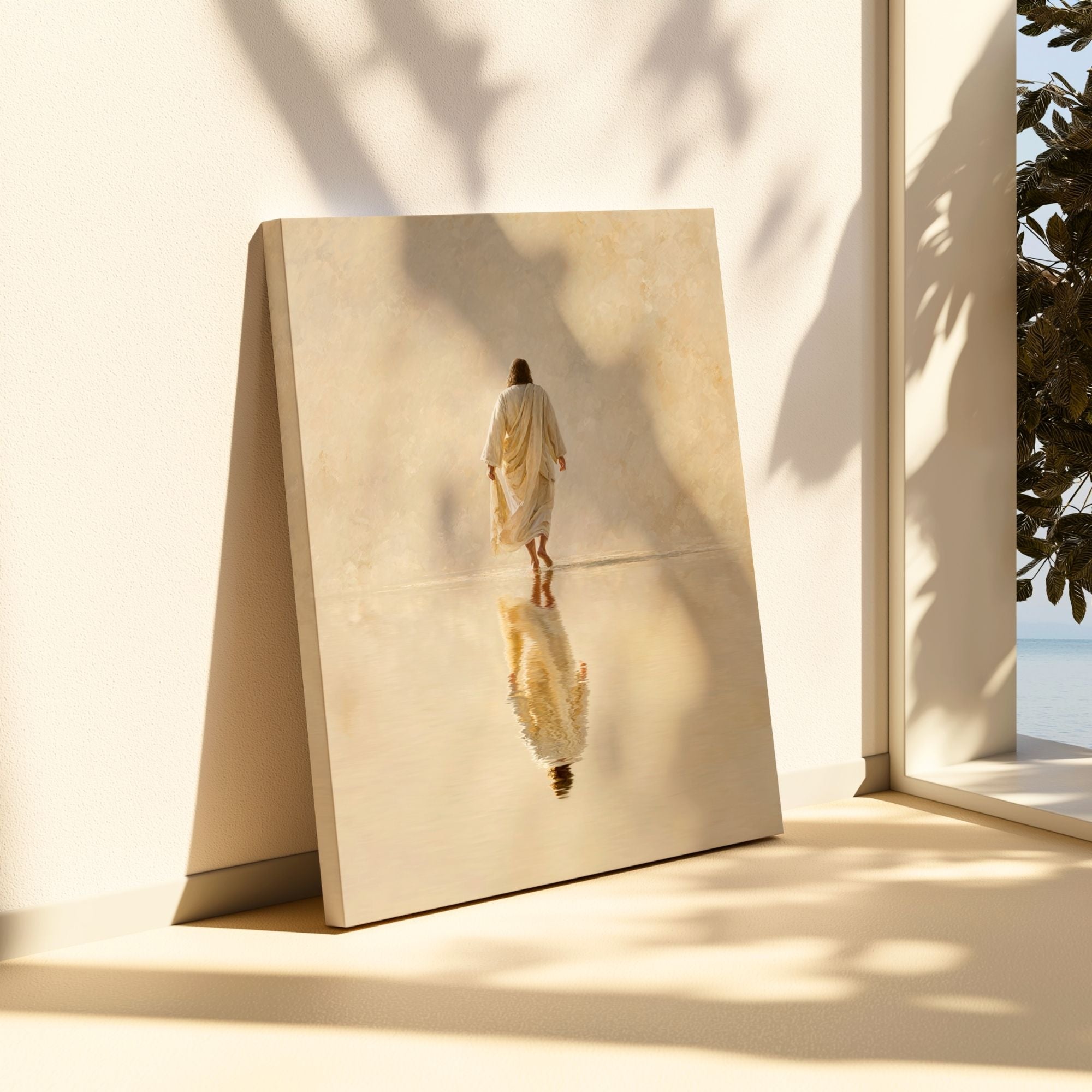 Jesus Walking on Water IX - Canvas