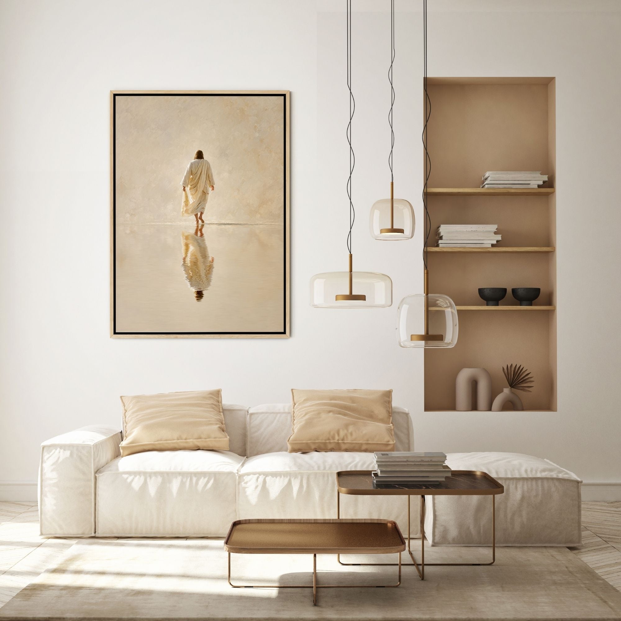 Jesus Walking on Water IX - Canvas