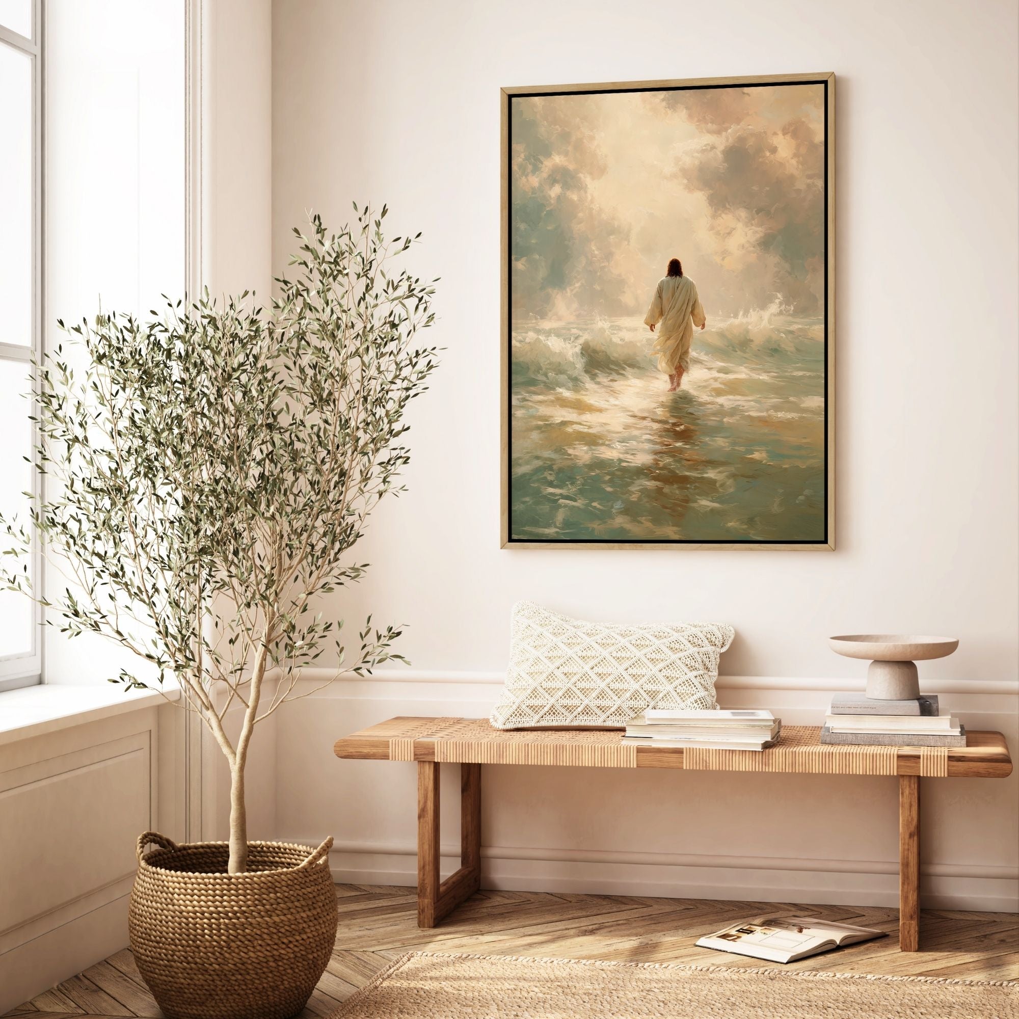 Jesus Walking on Water X - Canvas