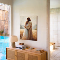 Jesus Hugging a Woman II - Canvas