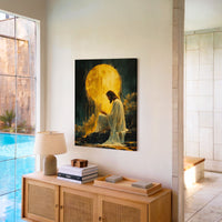 Jesus in the Garden of Gethsemane II - Canvas