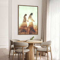 Hand in Hand with Jesus - Canvas