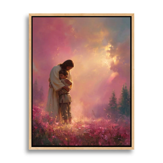 Jesus Holds You Close - Canvas