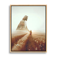 He Walks Beside Me - Canvas