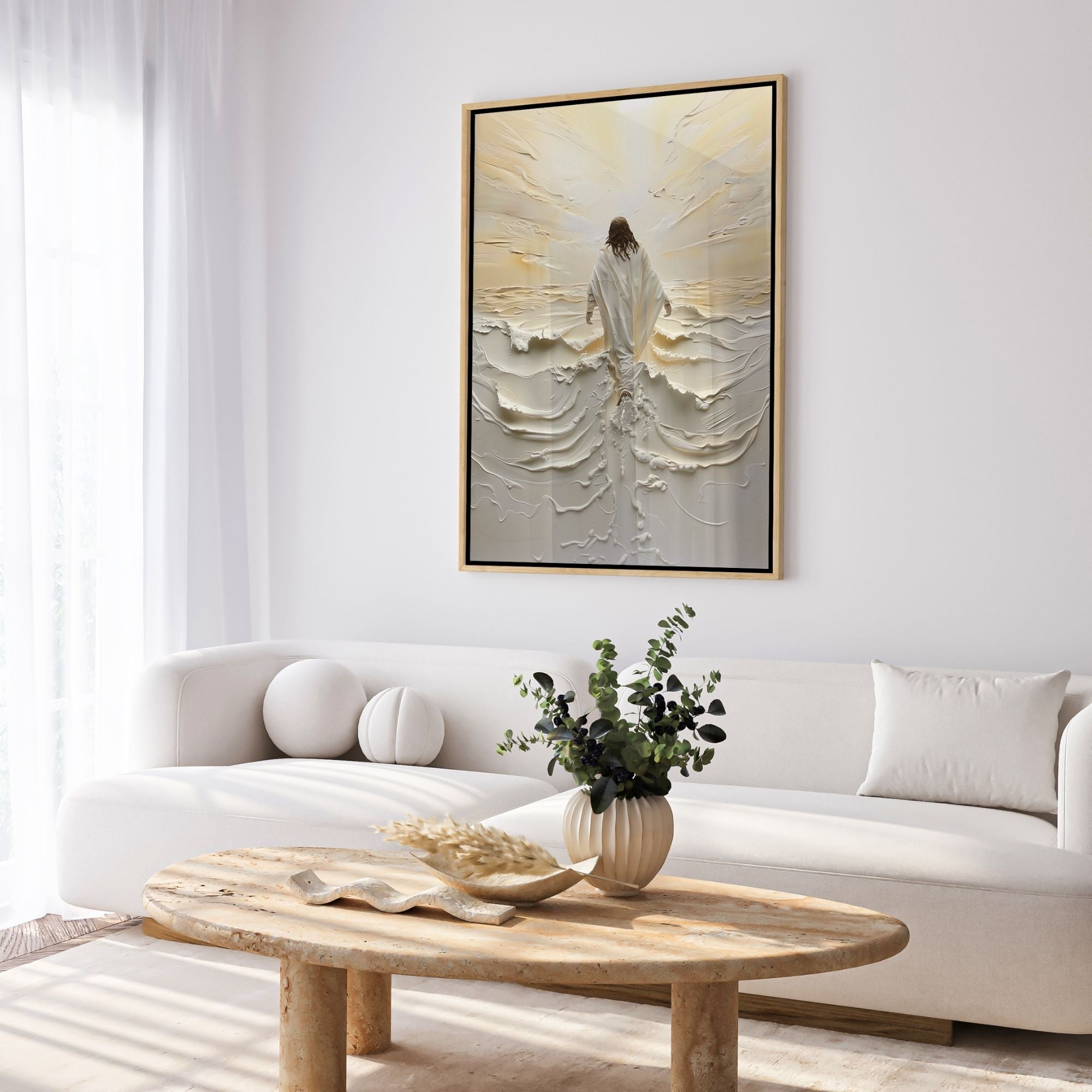 Jesus Walking on Water I - Canvas