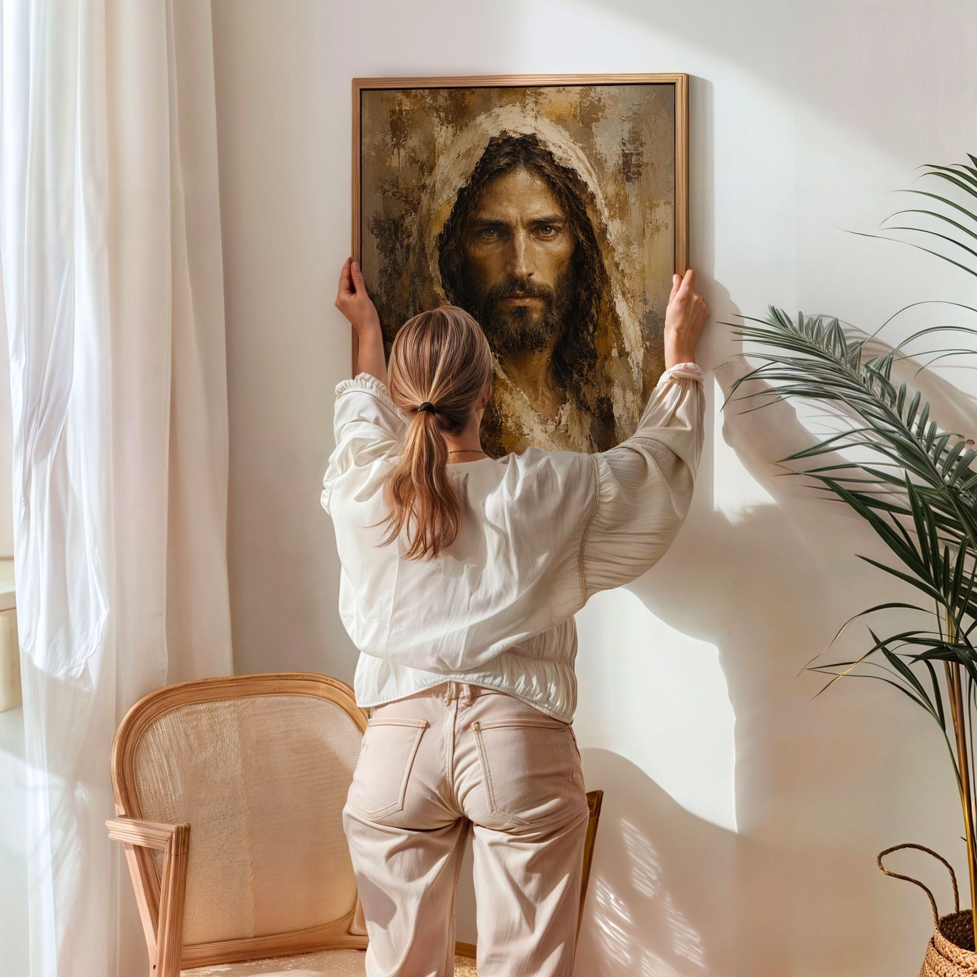 The Face of Jesus III - Canvas