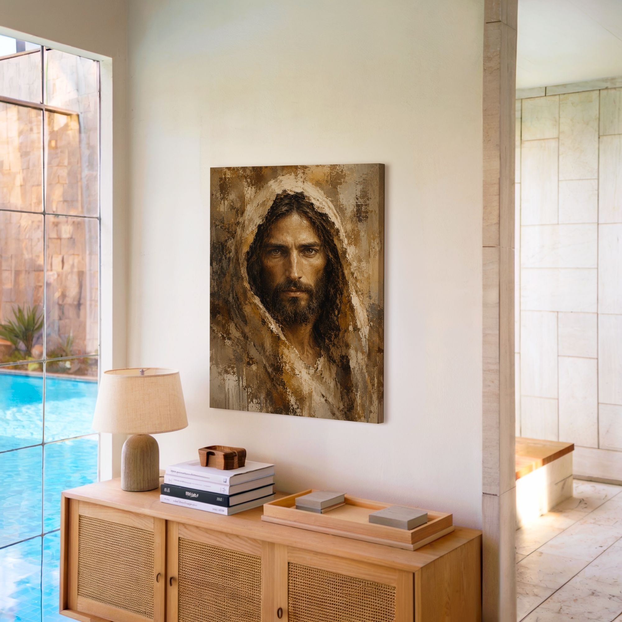 The Face of Jesus III - Canvas