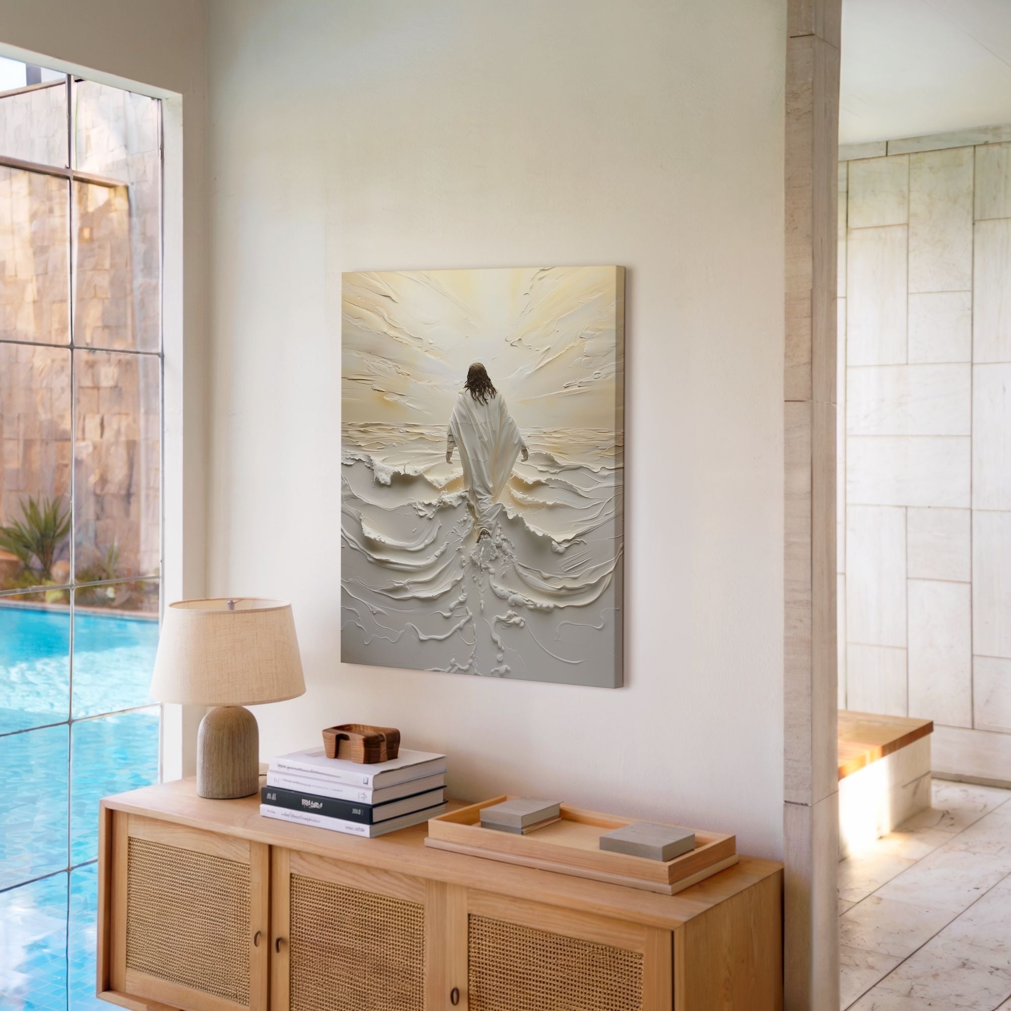 Jesus Walking on Water I - Canvas