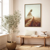 He Walks Beside Me - Canvas
