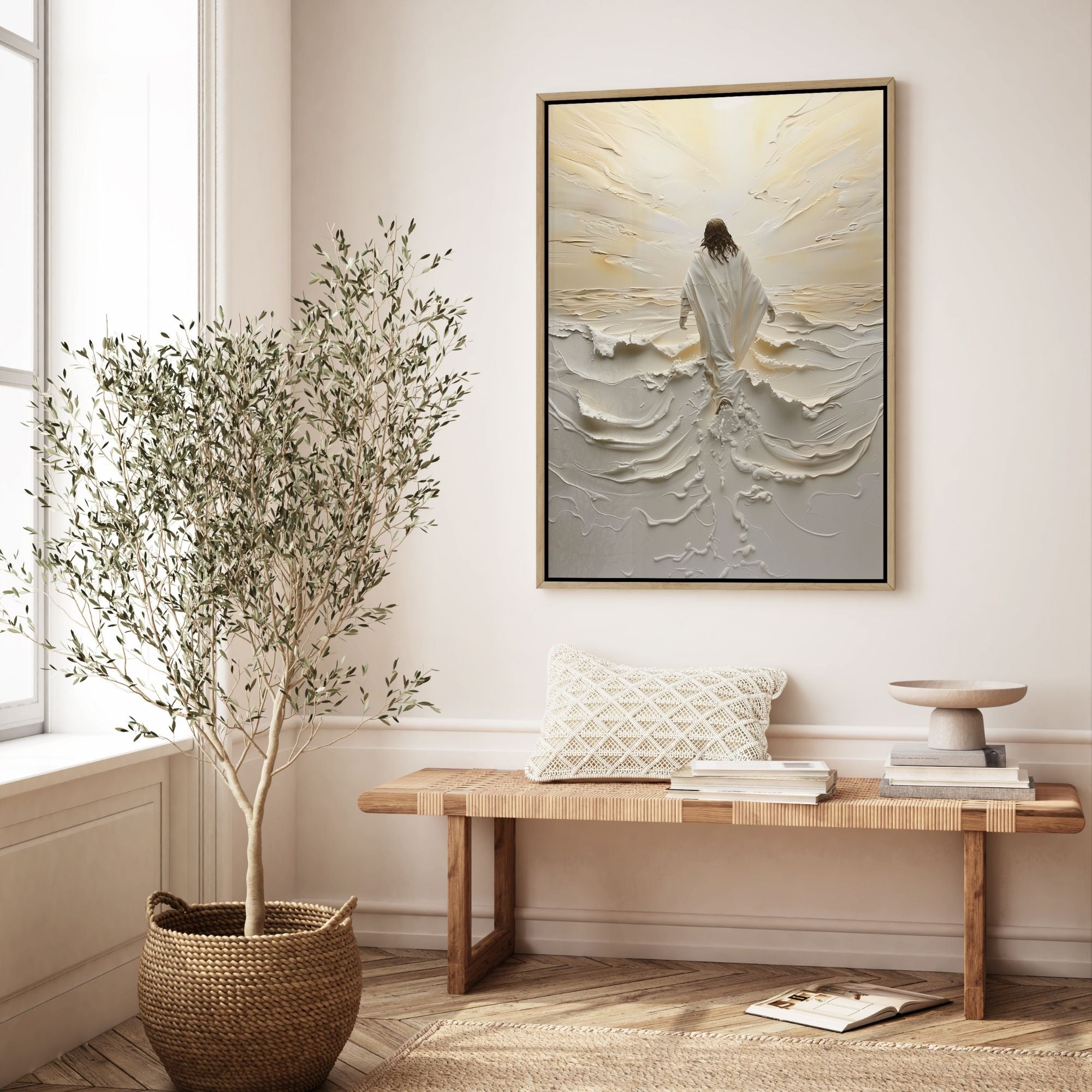 Jesus Walking on Water I - Canvas