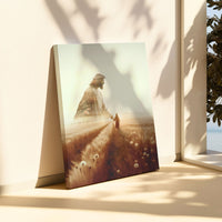 He Walks Beside Me - Canvas