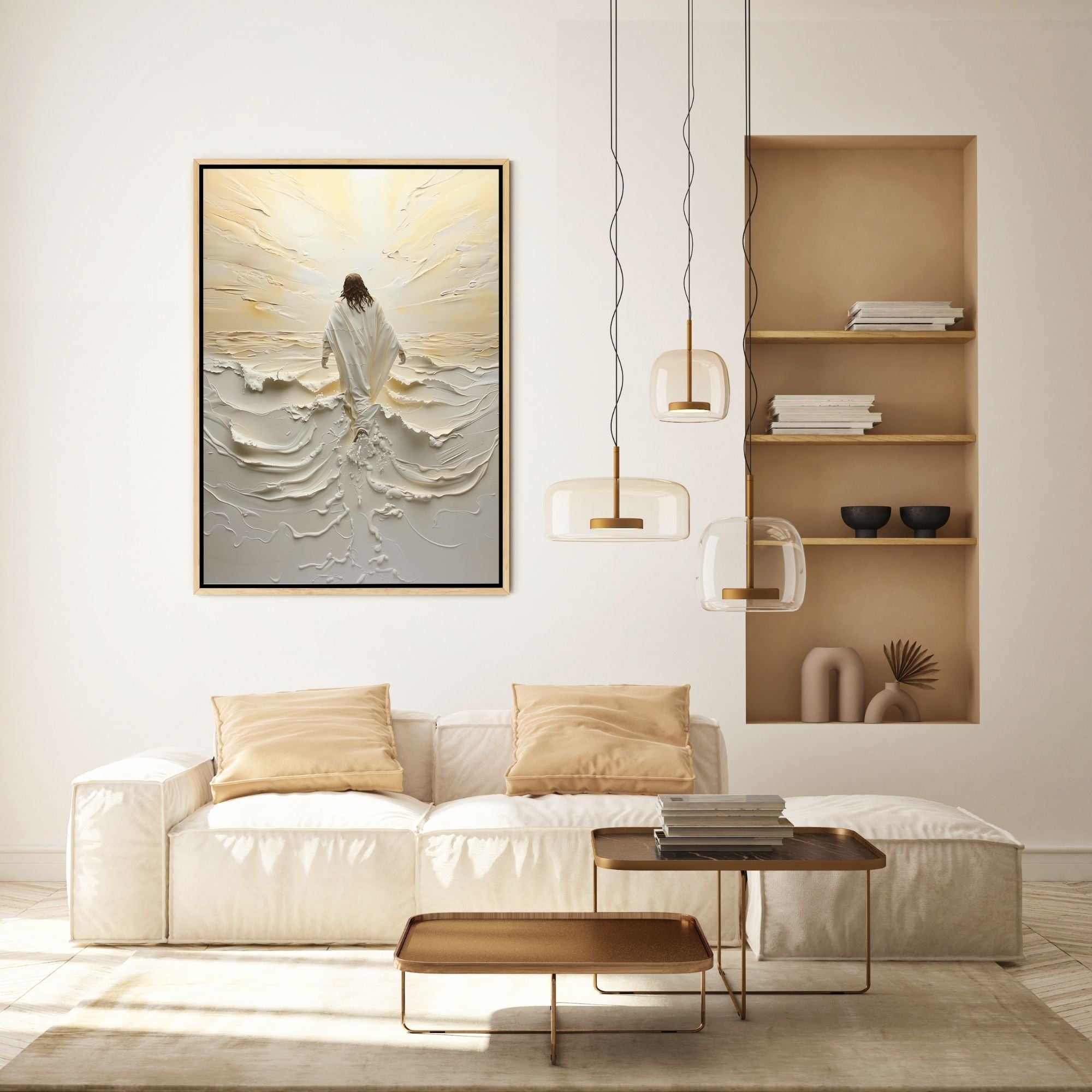 Jesus Walking on Water I - Canvas