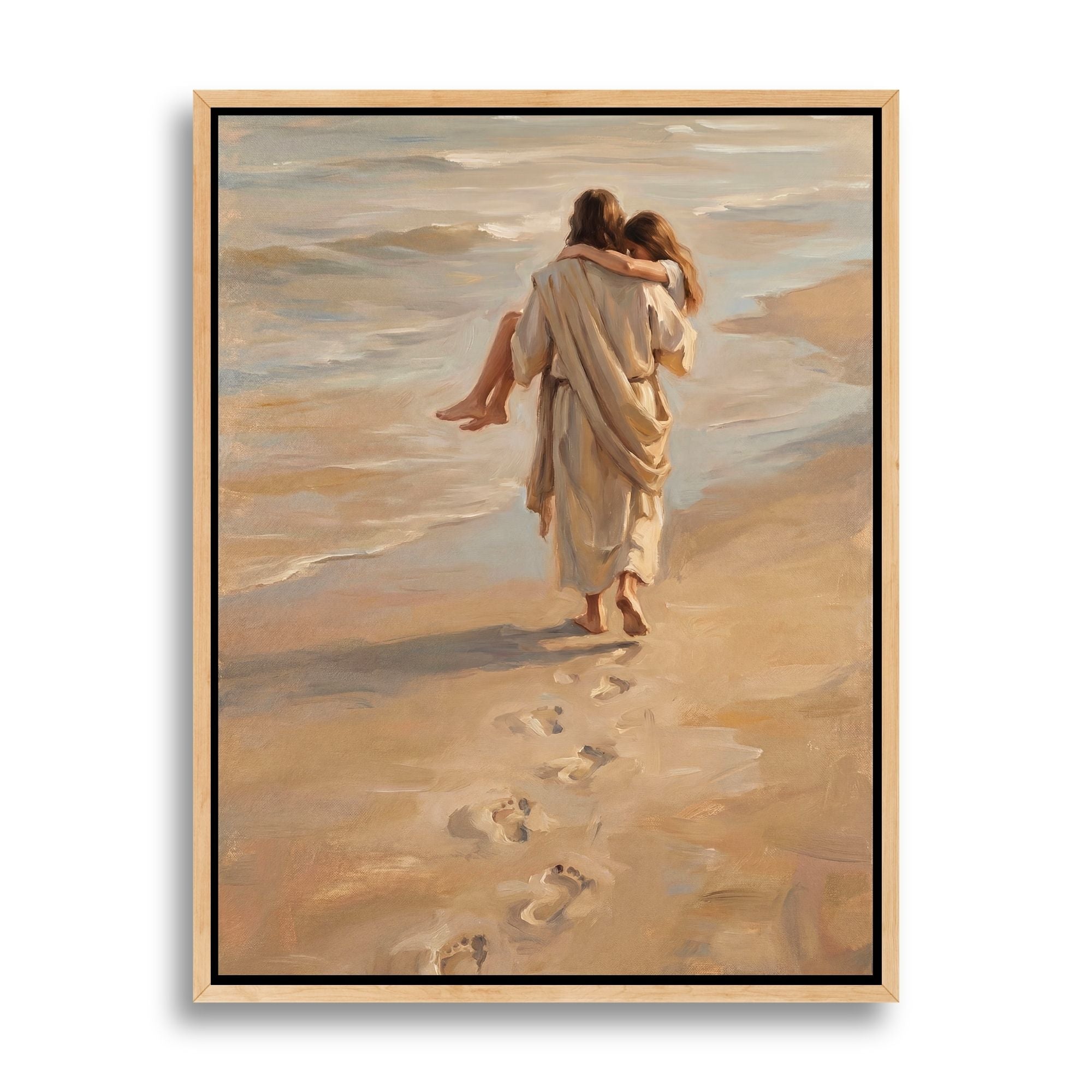 Jesus Carried Me II - Canvas