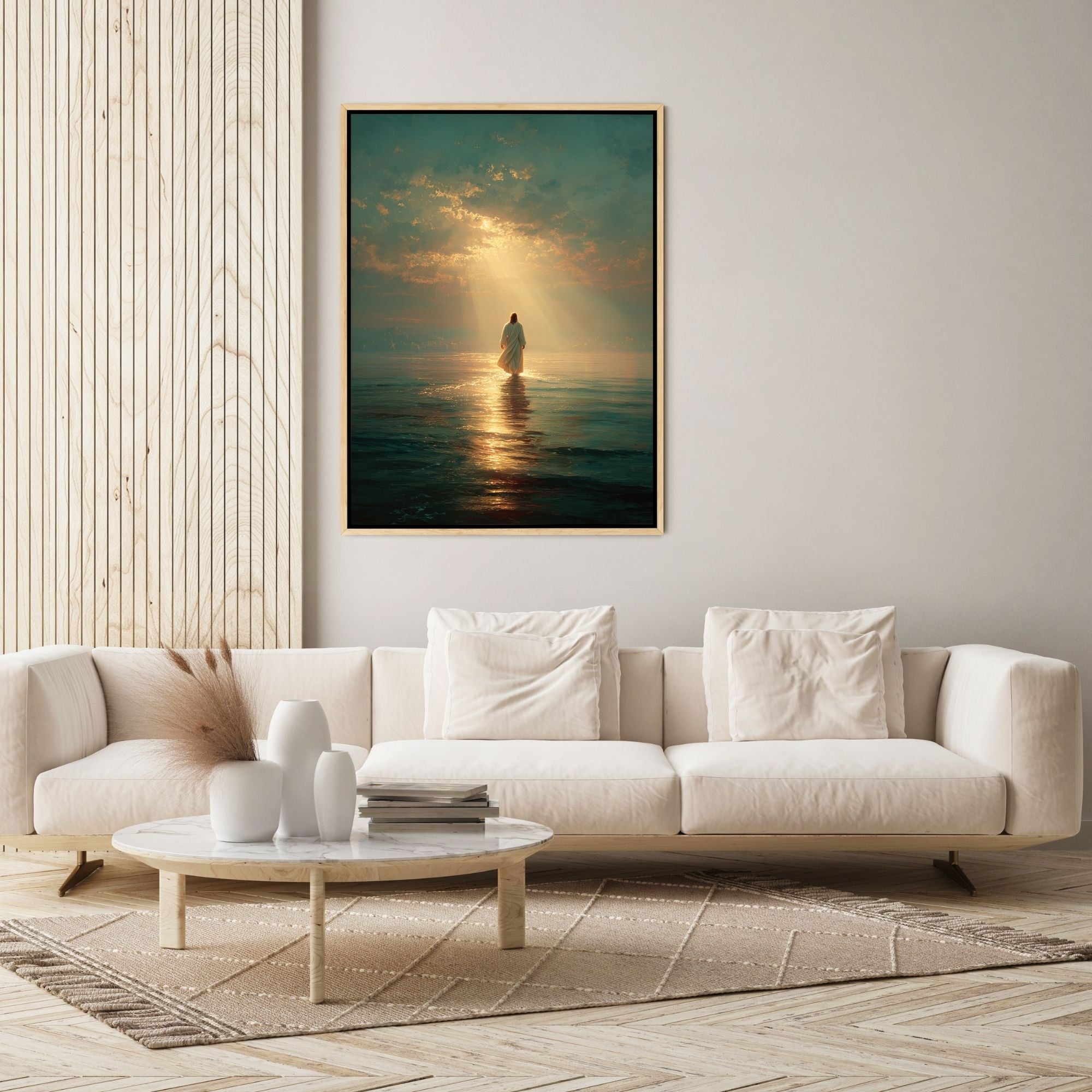 Jesus Walking on Water VII - Canvas