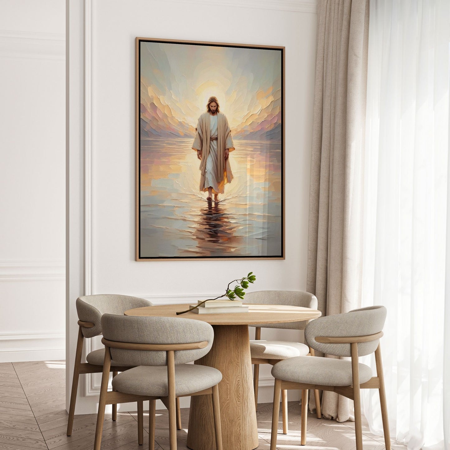 Jesus Walking on Water III - Canvas