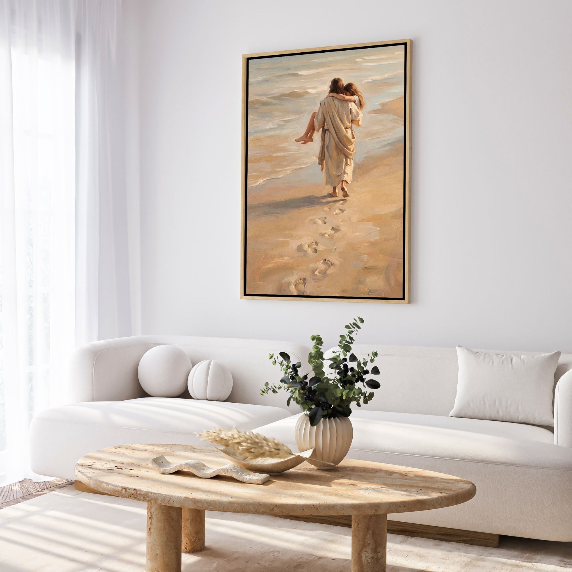 Jesus Carried Me II - Canvas