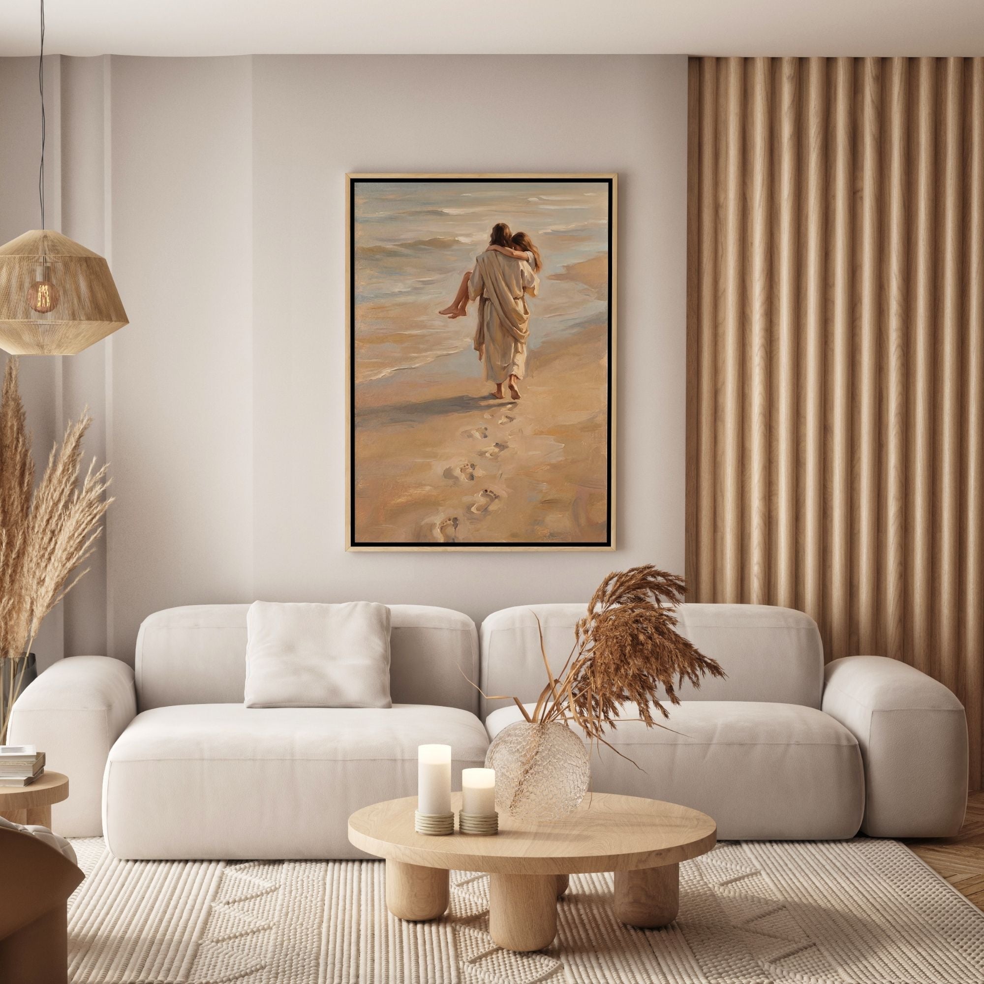 Jesus Carried Me II - Canvas
