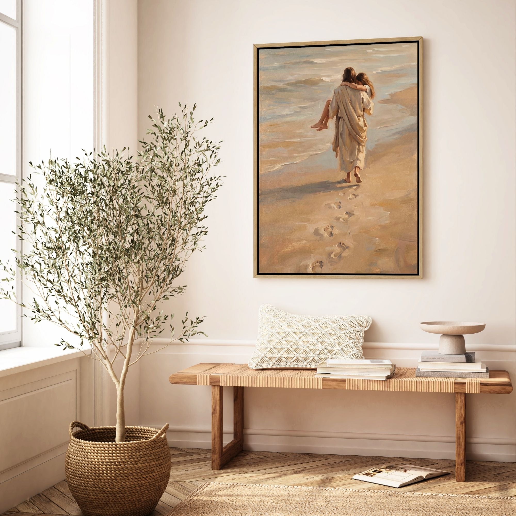 Jesus Carried Me II - Canvas