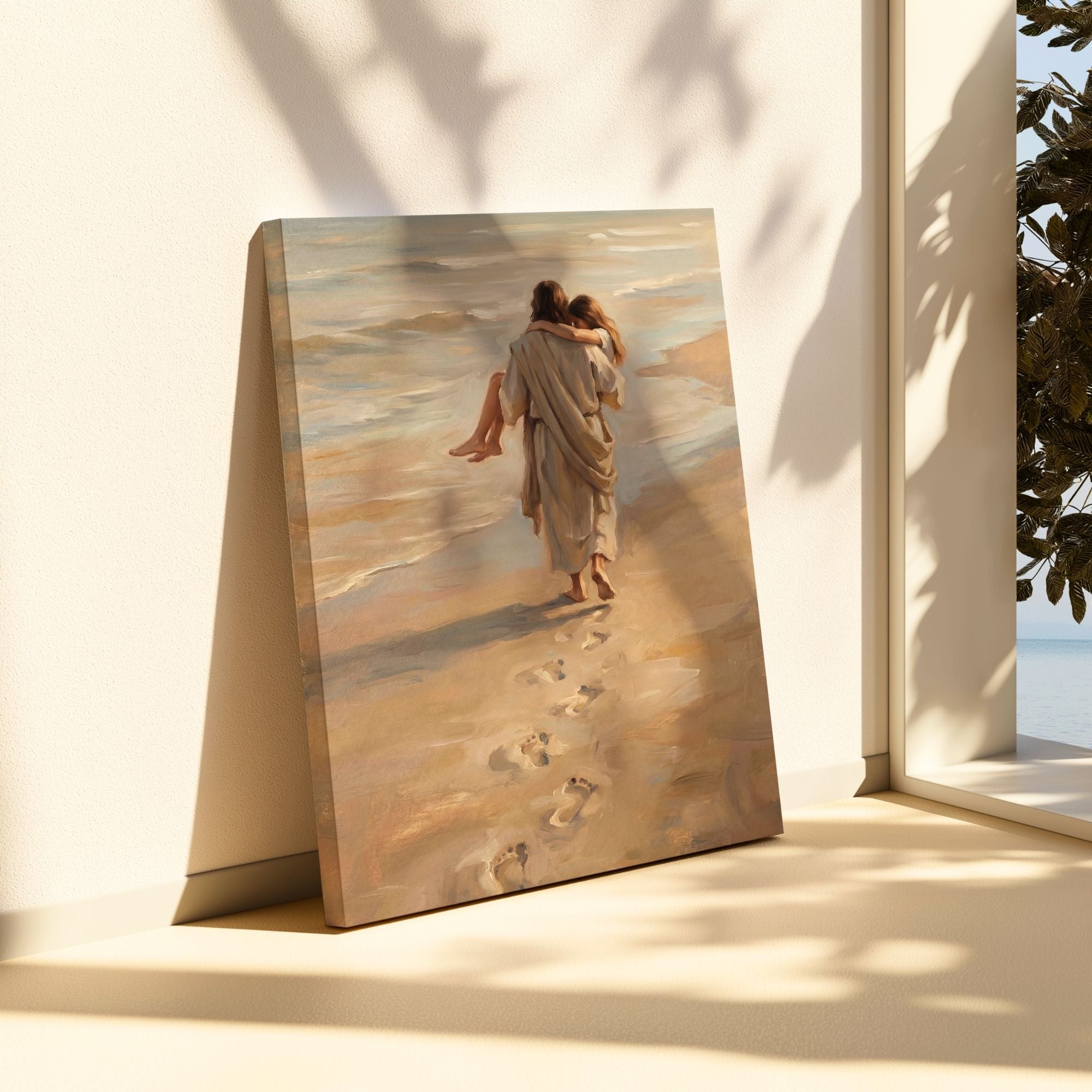 Jesus Carried Me II - Canvas
