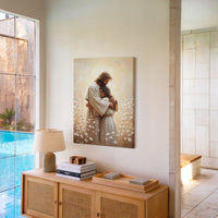 Jesus Hugging a Woman IV - Canvas