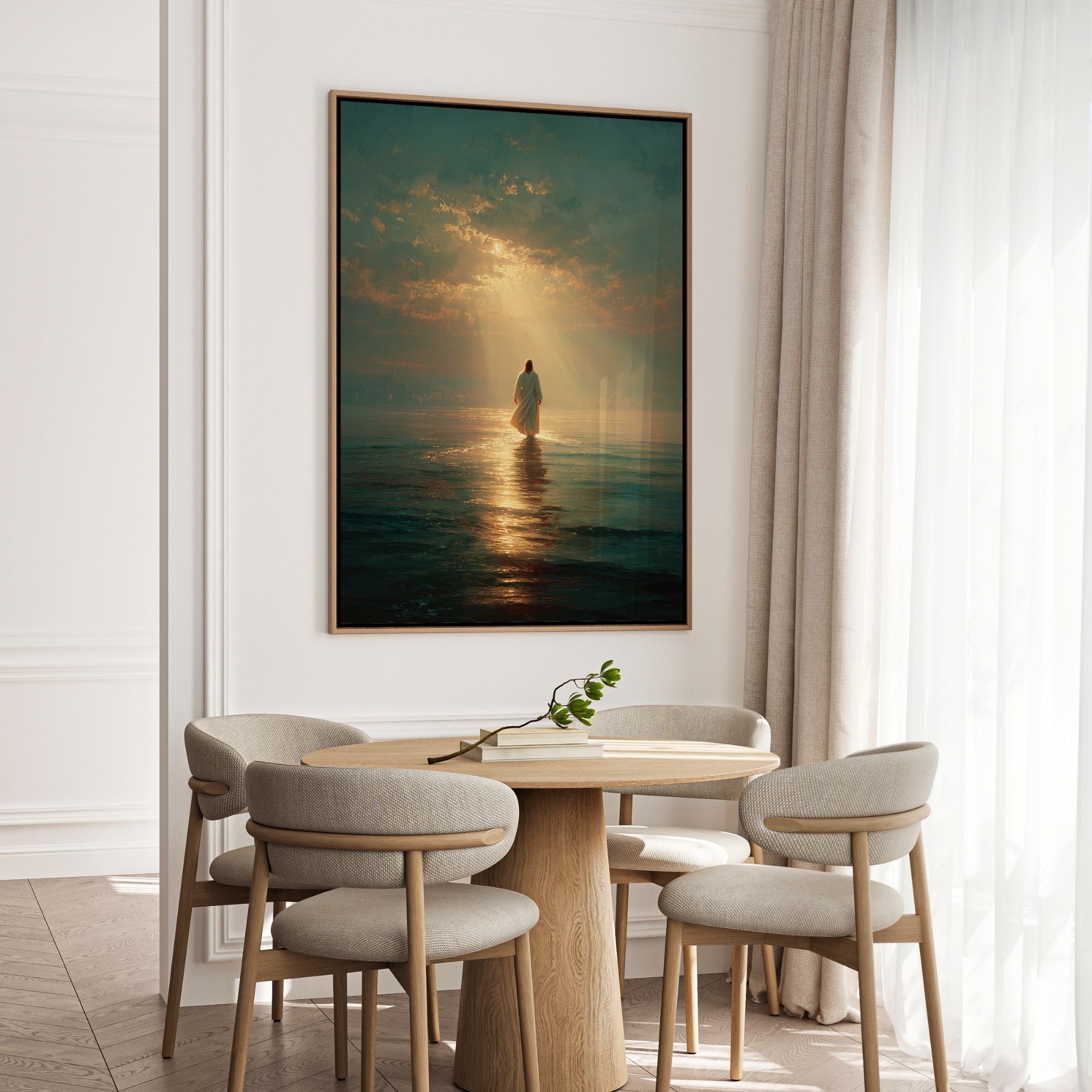 Jesus Walking on Water VII - Canvas