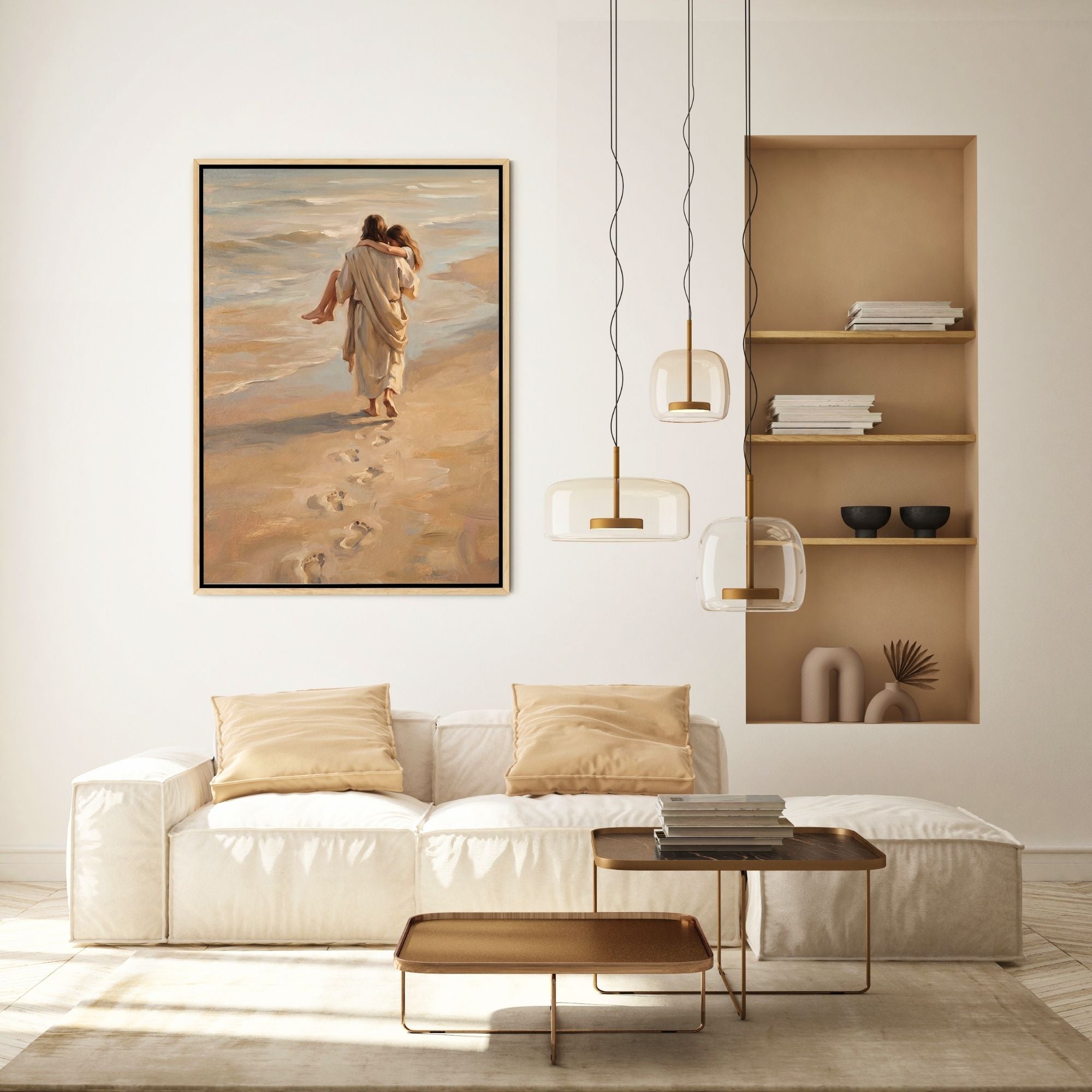 Jesus Carried Me II - Canvas