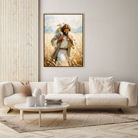 Jesus Carrying Little Lamb Home - Canvas